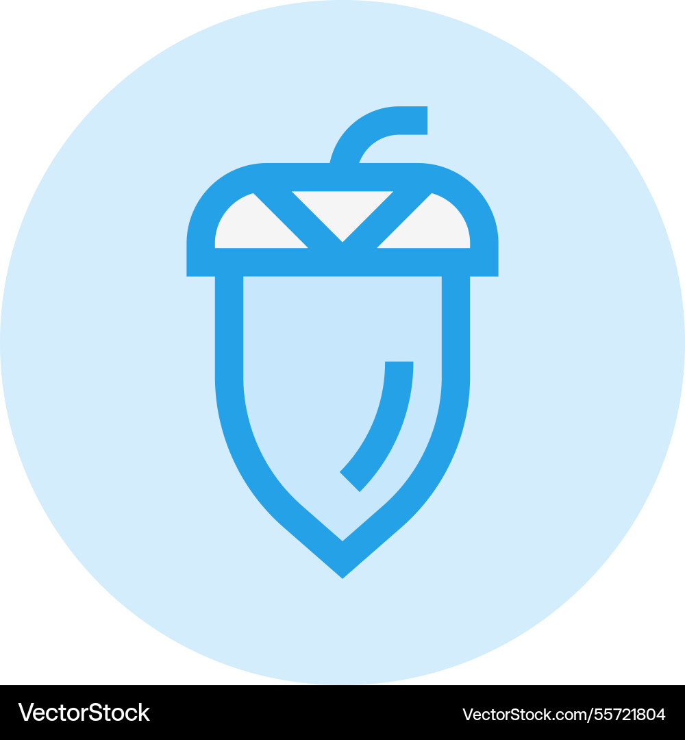 Acorn icon design Vector Image