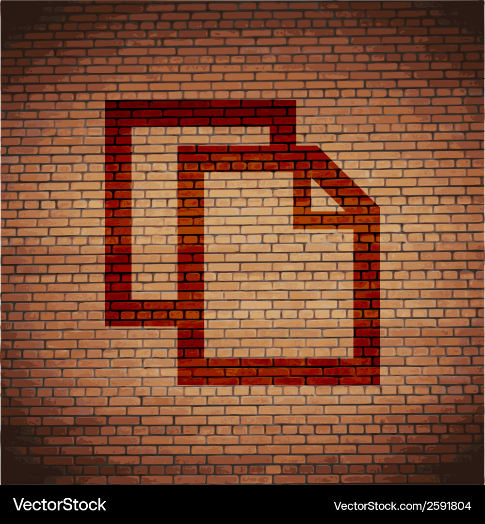 Blank paper flat modern web button and space Vector Image