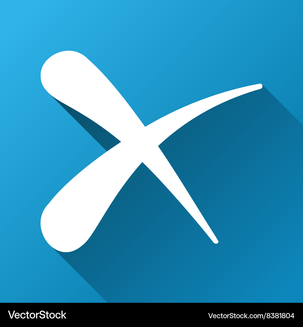 Erase gradient square icon vector image