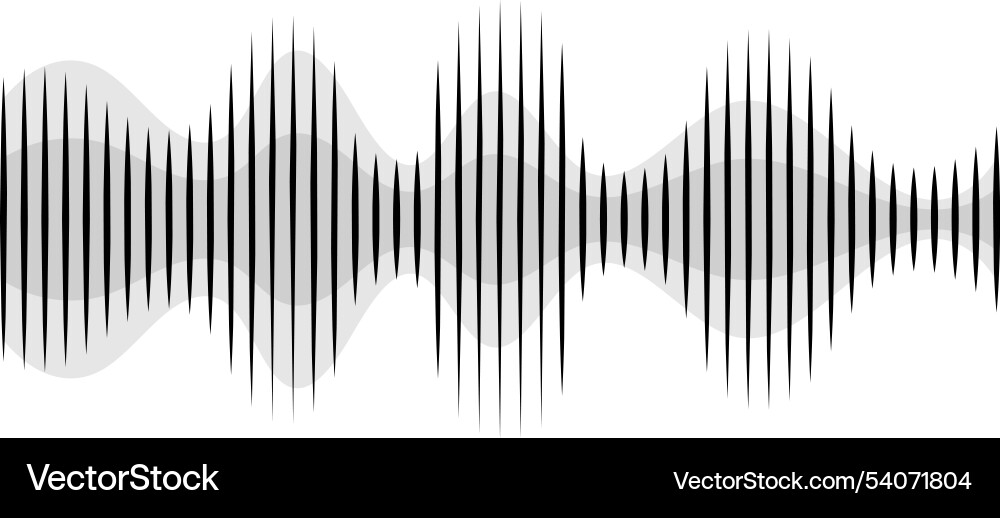 Experience captivating abstract audio waves Experience captivating abstract audio waves vector image