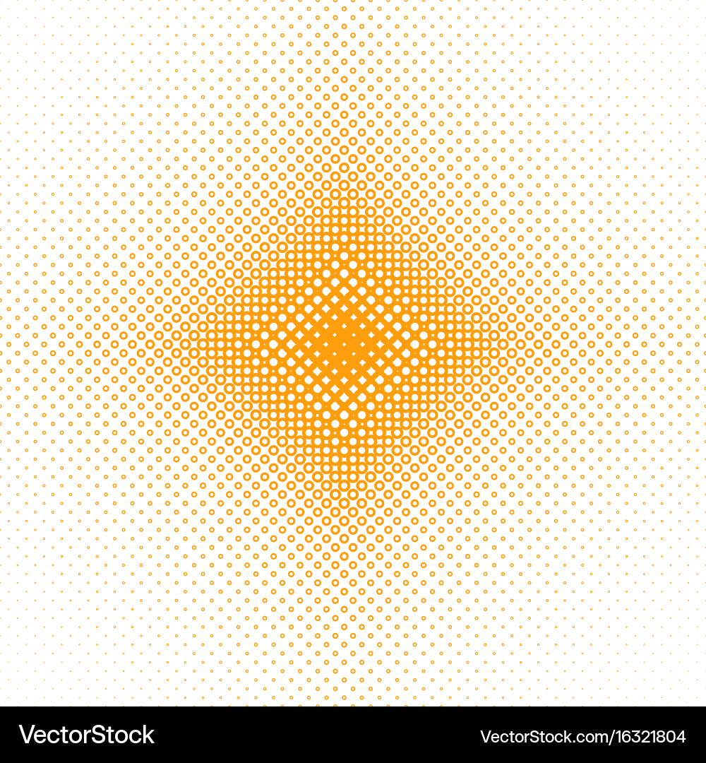 Halftone circle pattern background vector image