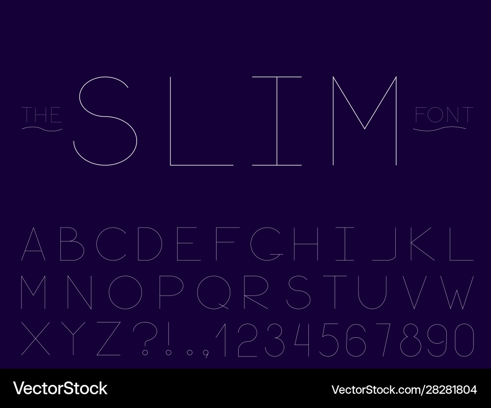 Set abstract font and alphabet Set abstract font and alphabet vector image