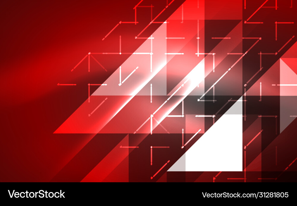 Abstract background mosaic triangle pattern vector image
