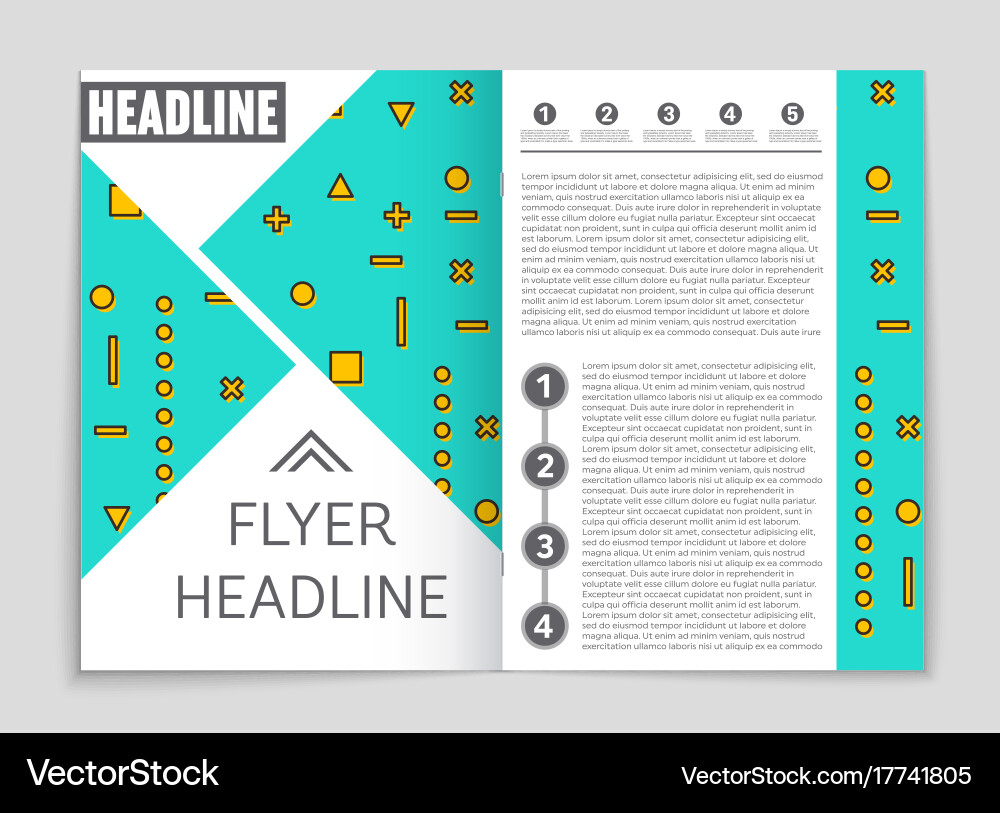 Abstract layout background set for art vector image