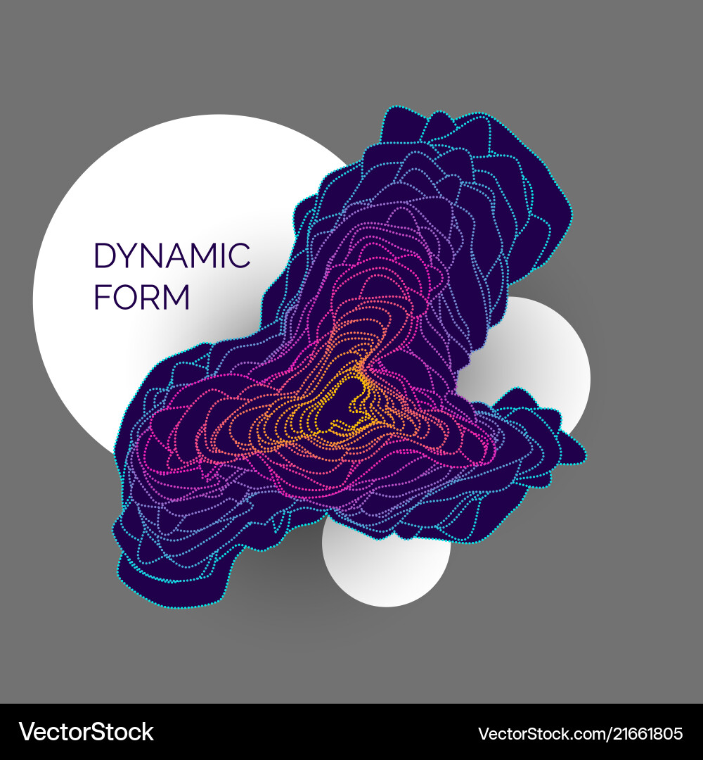 Abstract poster geometric objects lines Abstract poster geometric objects lines vector image