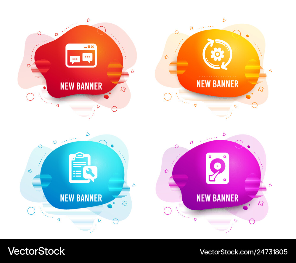 Browser window spanner and cogwheel icons hdd Browser window spanner and cogwheel icons hdd vector image