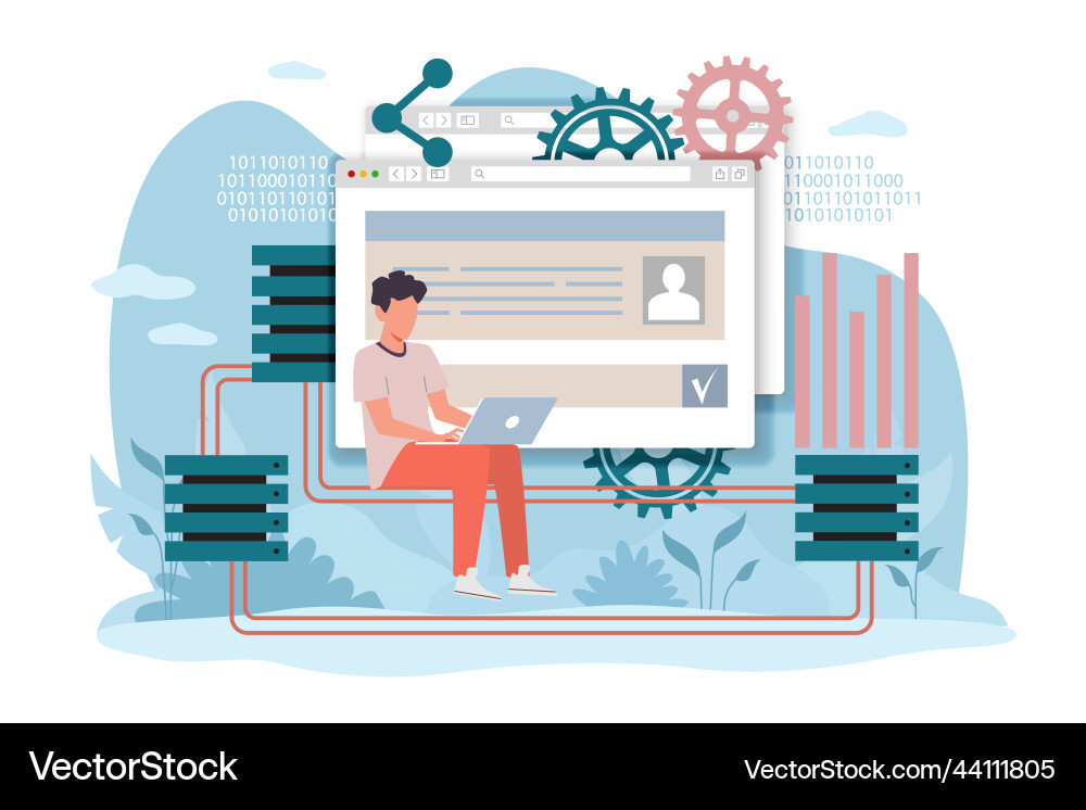 Datenbank-Hardware-Hosting-Sharing-Speicherplatz Datenbank-Hardware-Hosting-Sharing-Speicherplatz vektorbild