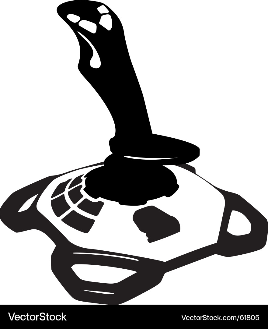 Gaming Joystick Vector Image