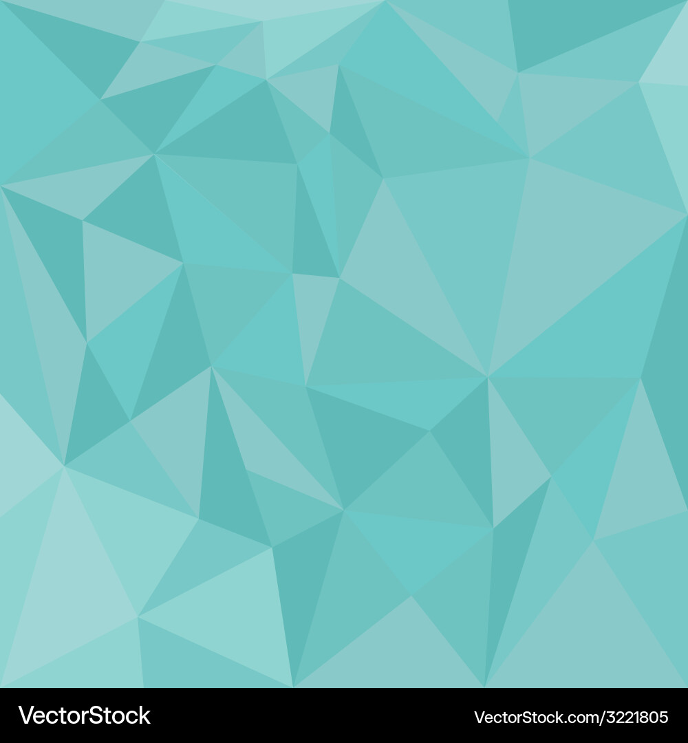 Mint Green Triangle Pattern vector image