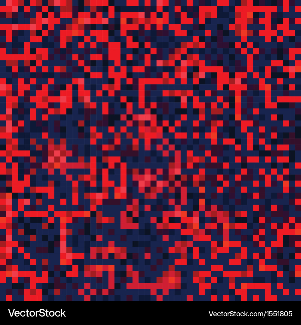 Pixel Square Mosaic Background vector image