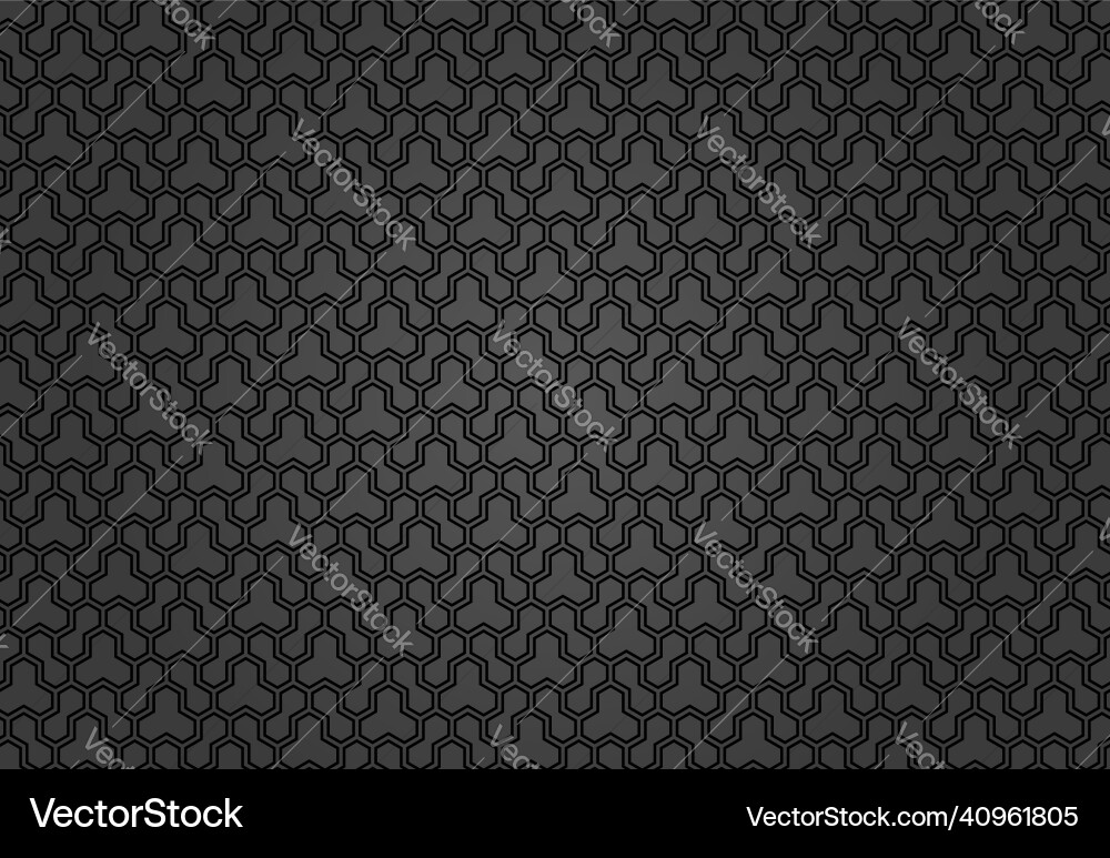 Seamless abstract pattern with hexagonal Vector Image