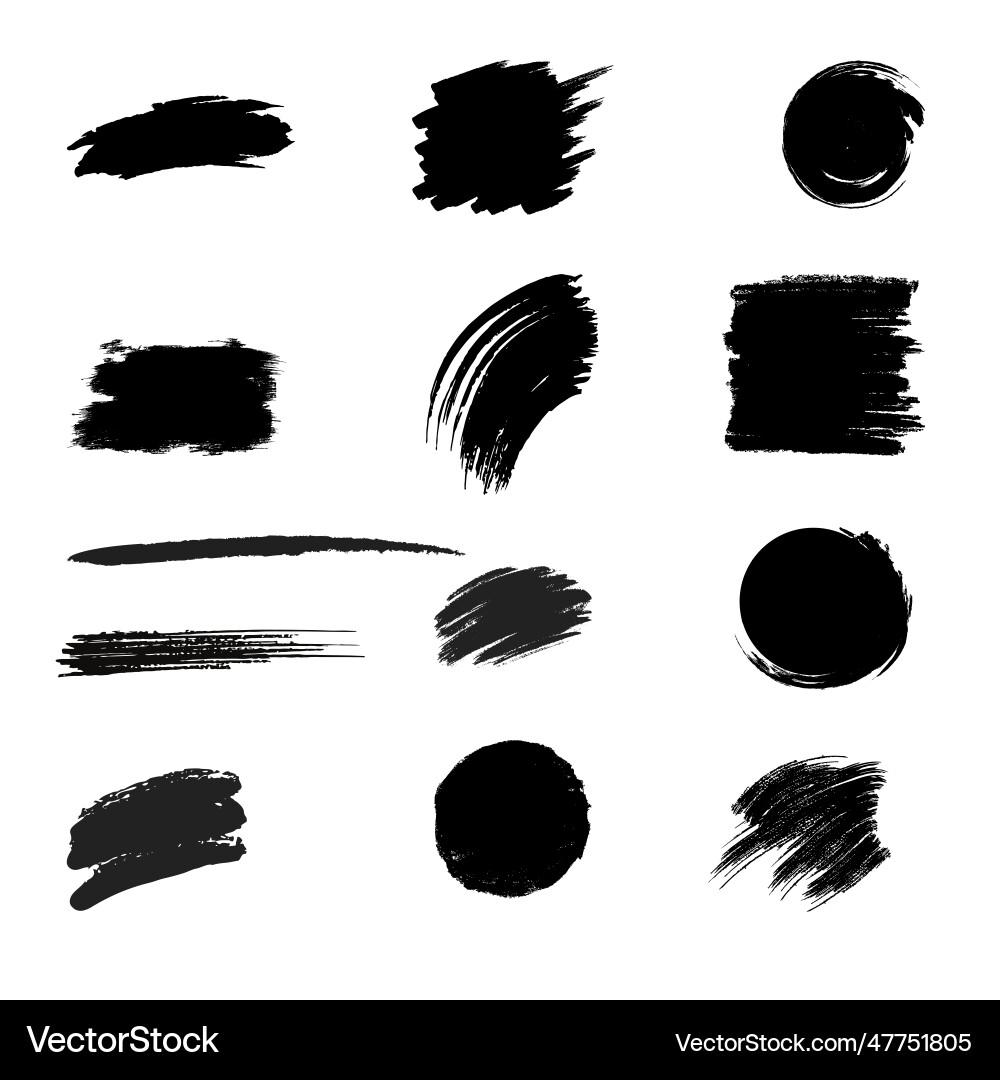 Set of brush collection eps 10 file format Set of brush collection eps 10 file format vector image