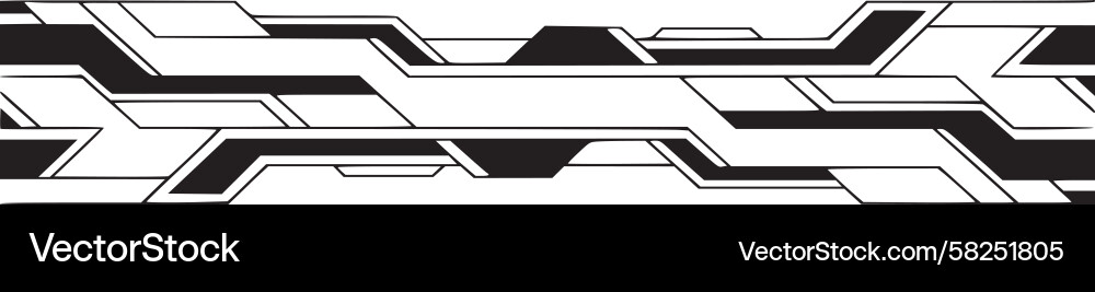Tech Grid Border Vector Image