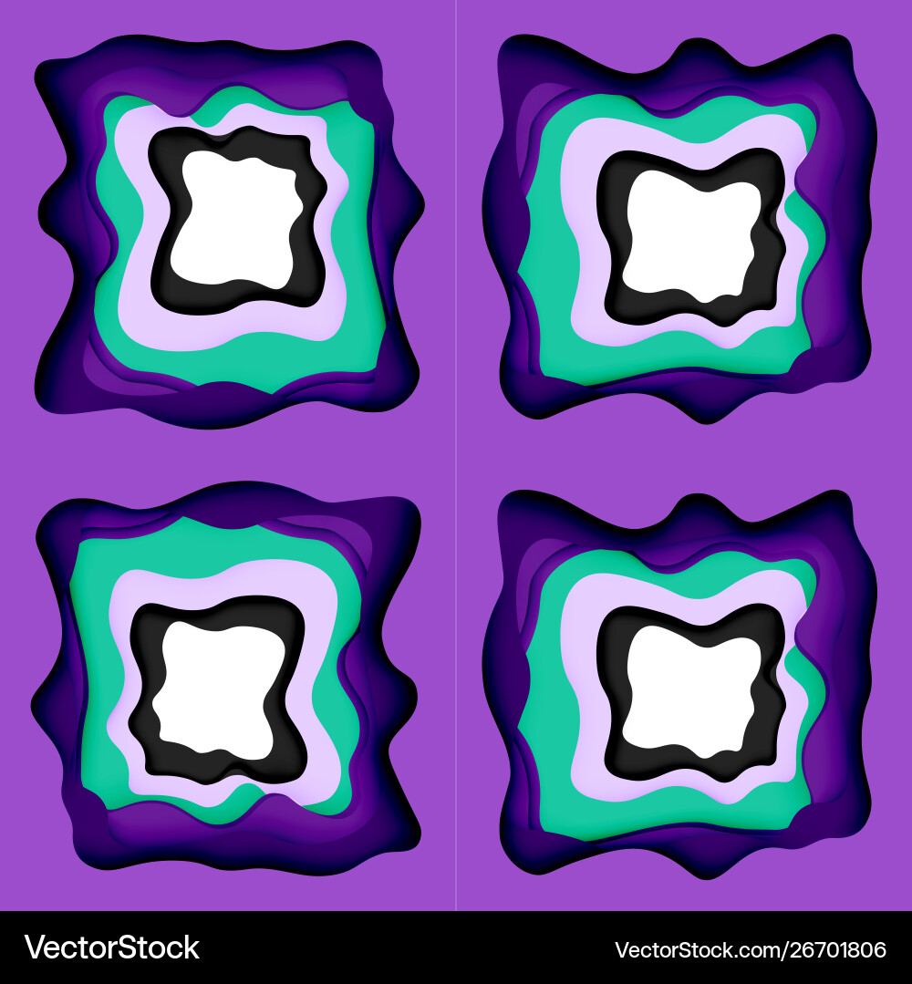 Abstract cut out waves for web design Abstract cut out waves for web design vector image