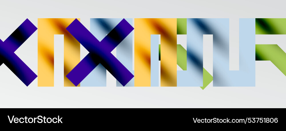 Colorful squares lines minimal abstract Vector Image
