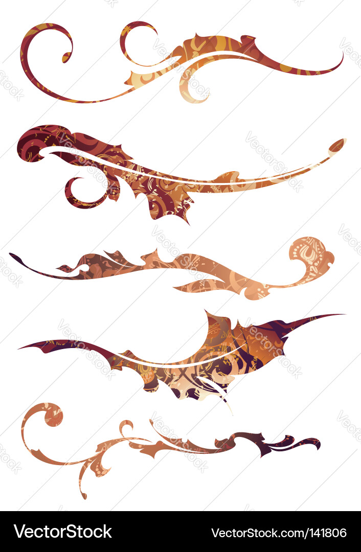 Design elements Vector Image