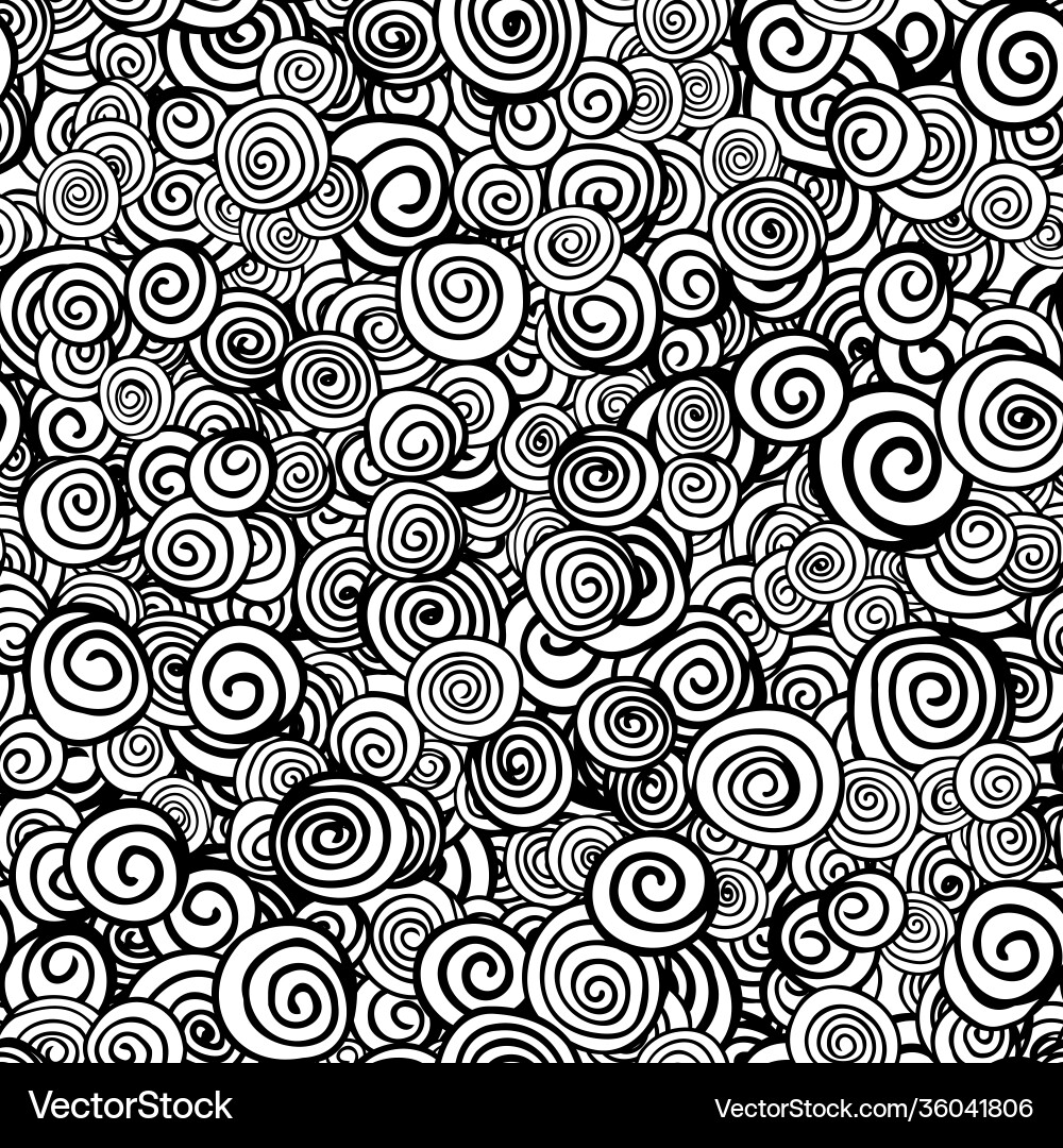 Seamless pattern with spiral abstract Seamless pattern with spiral abstract vector image