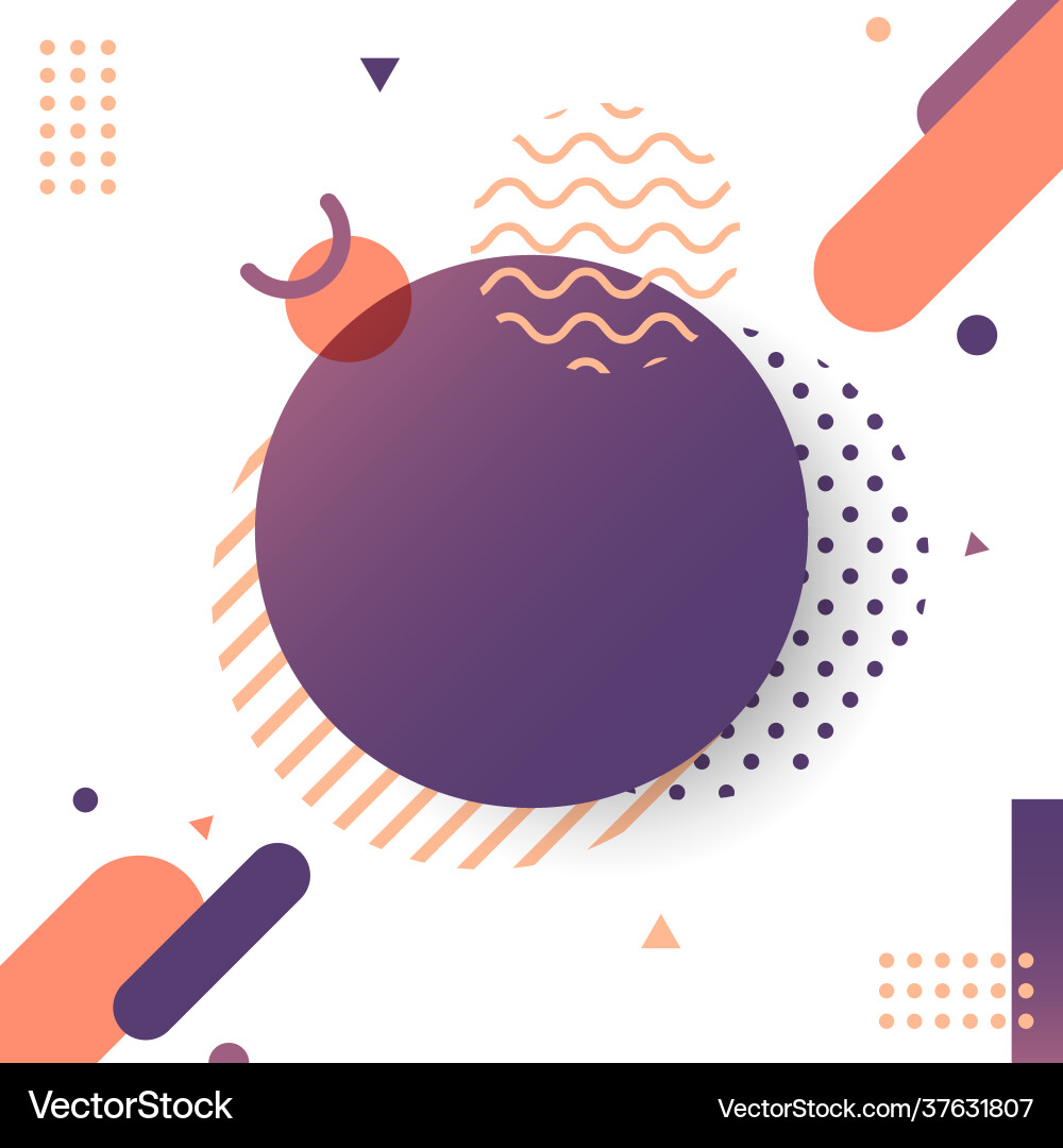 Abstract geometric circle and dot pattern design Abstract geometric circle and dot pattern design vector image