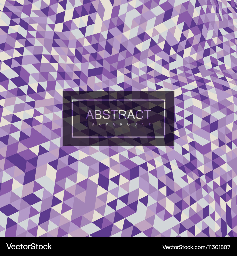 Abstract polygonal distorted background vector image