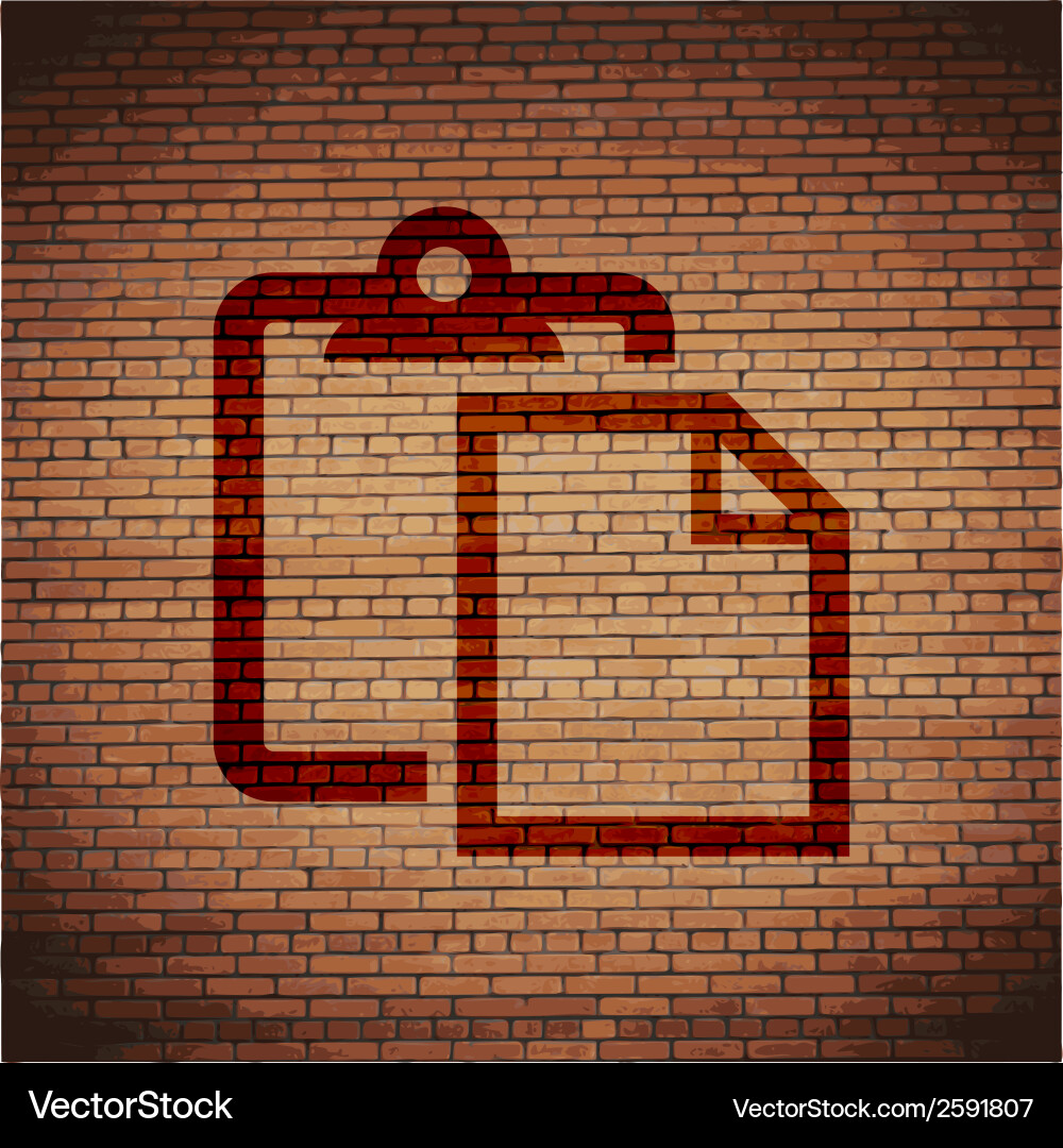 Blank paper flat modern web button and space vector image