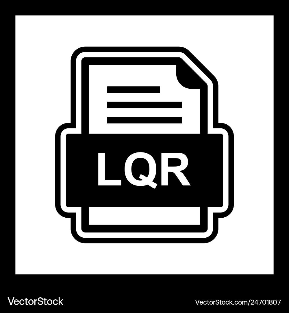 Qr file document icon vector image