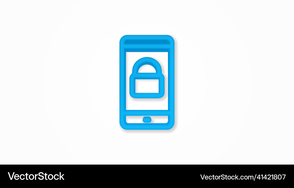 Smartphone device password digital data secure Smartphone device password digital data secure vector image