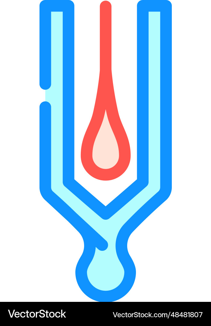 Tilak mark color icon Vector Image
