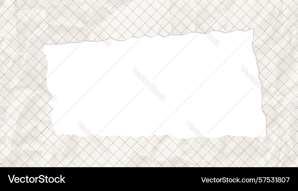 Torn ripped notebook paper frame rough sheets Torn ripped notebook paper frame rough sheets vector image
