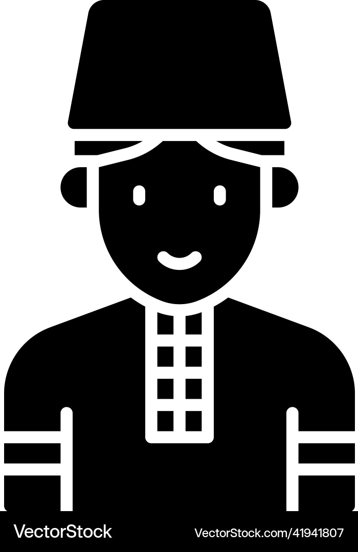 Ukraine man icon related Vector Image