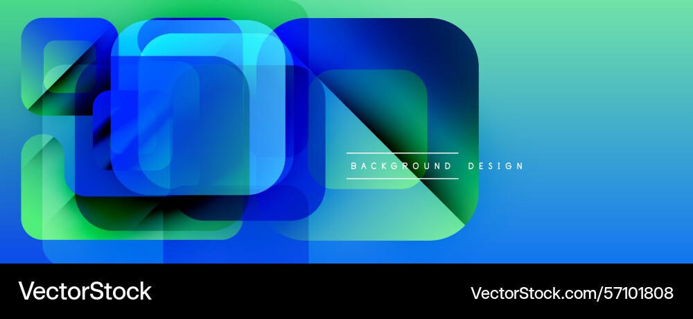 Abstract geometric shapes overlap creating Abstract geometric shapes overlap creating vector image