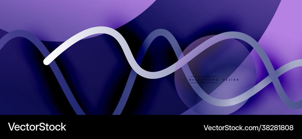 Abstract gradient background with wave line Abstract gradient background with wave line Vector Image