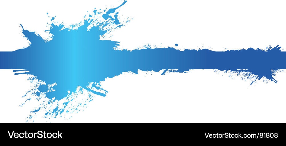 Bunte Splash Banner Vektorbild