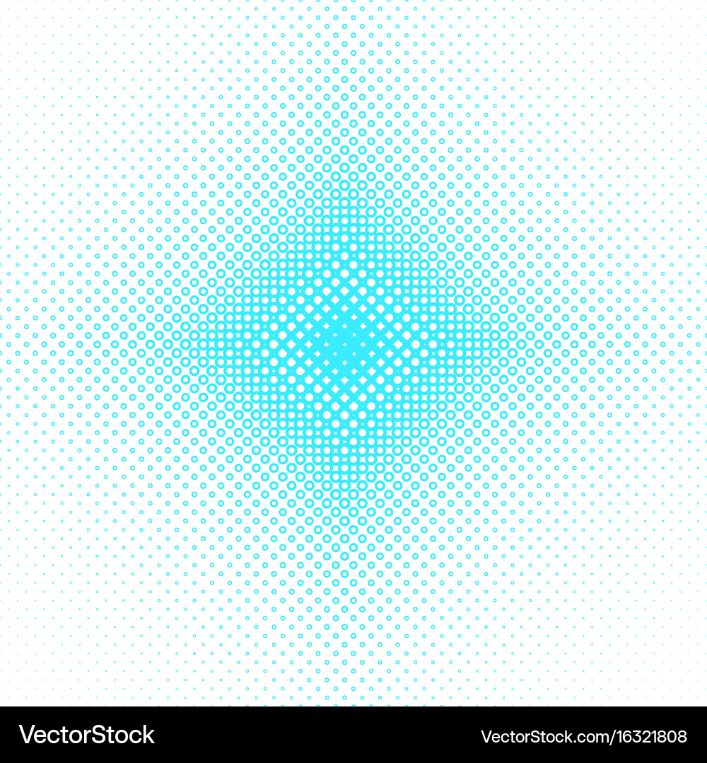 Halftone circle pattern background vector image