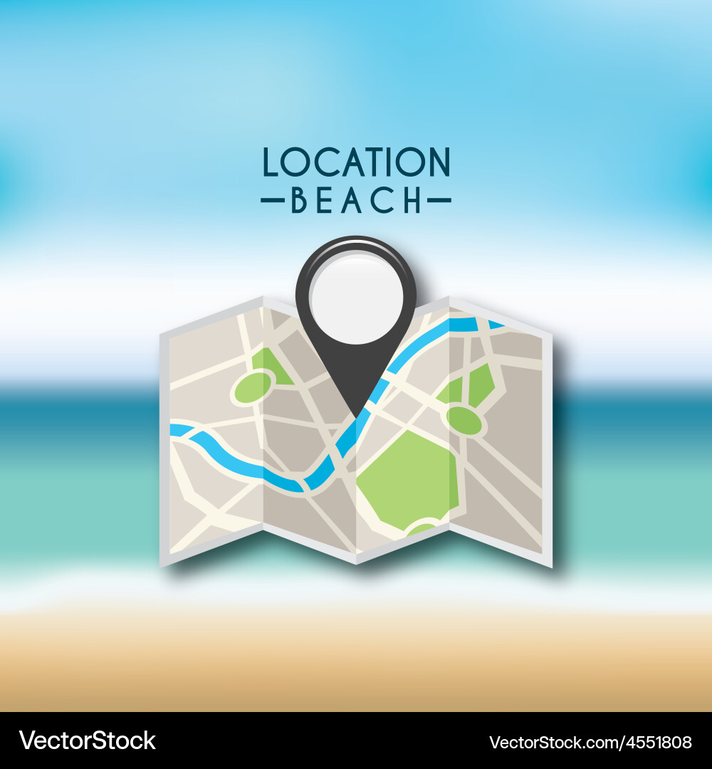 Location Marker Map Icon Vector Image
