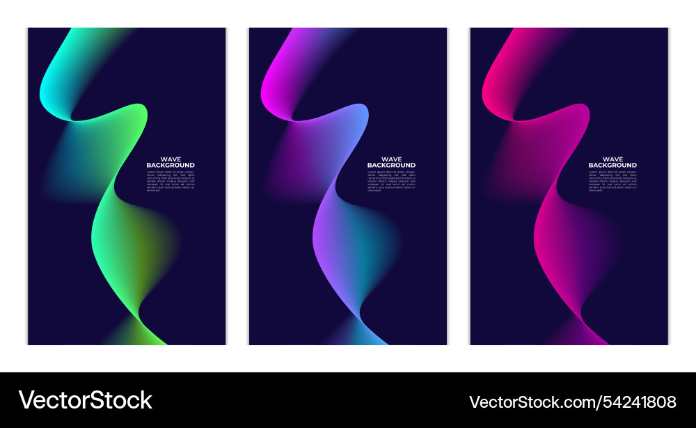 Modern abstract wave line background design Modern abstract wave line background design Vector Image