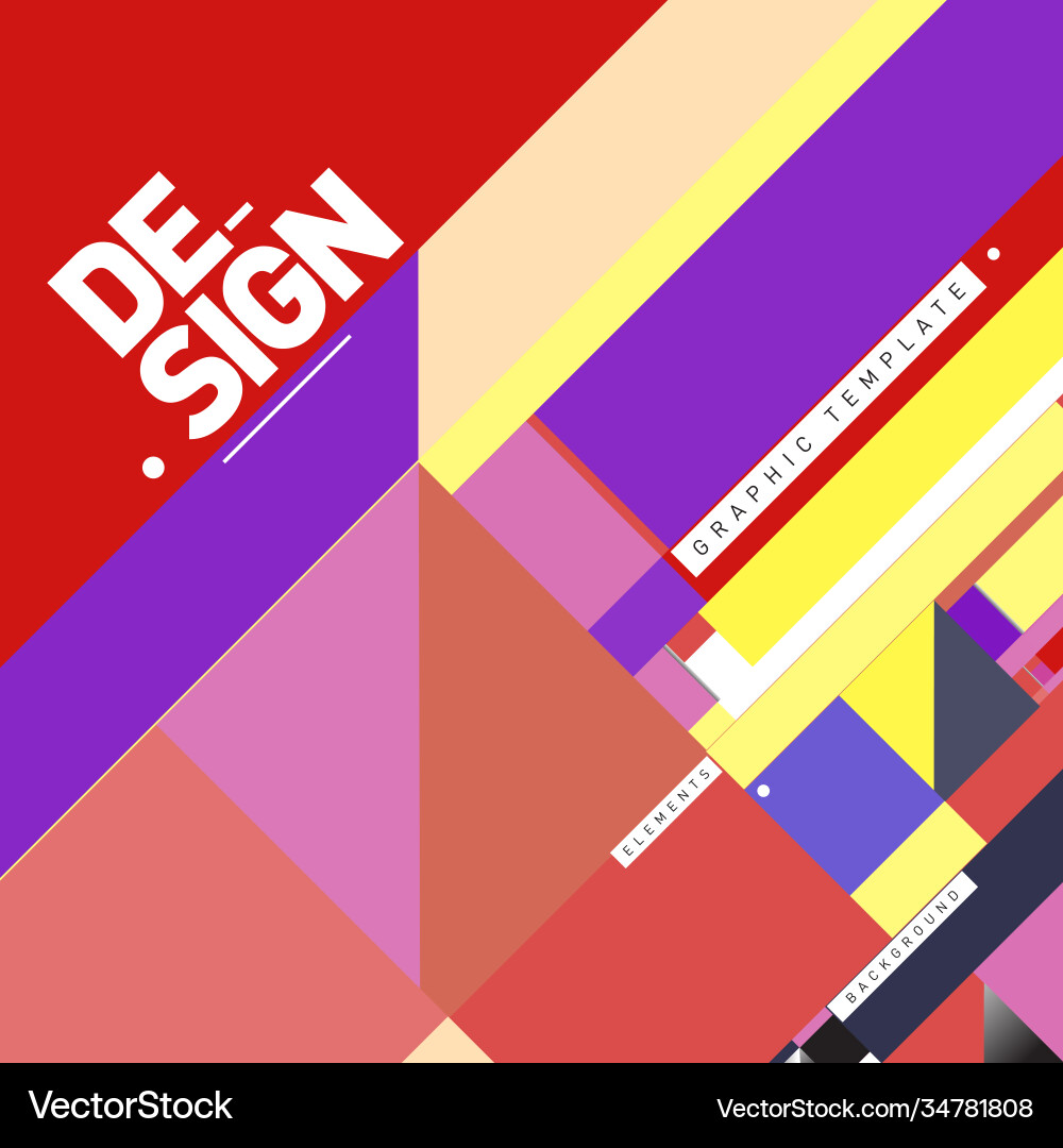 Modern colorful background material design Modern colorful background material design vector image