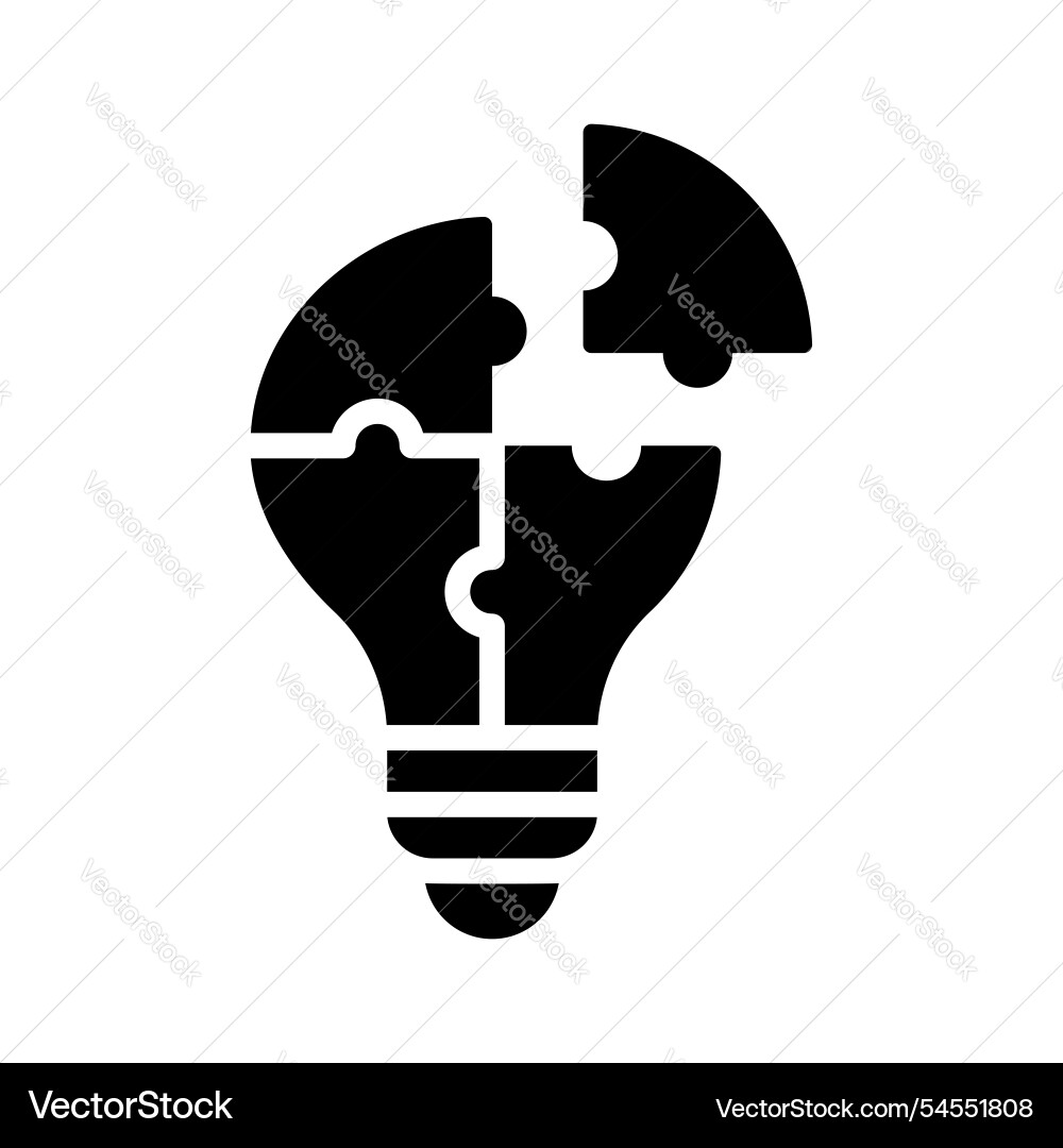 Problem solving vector image