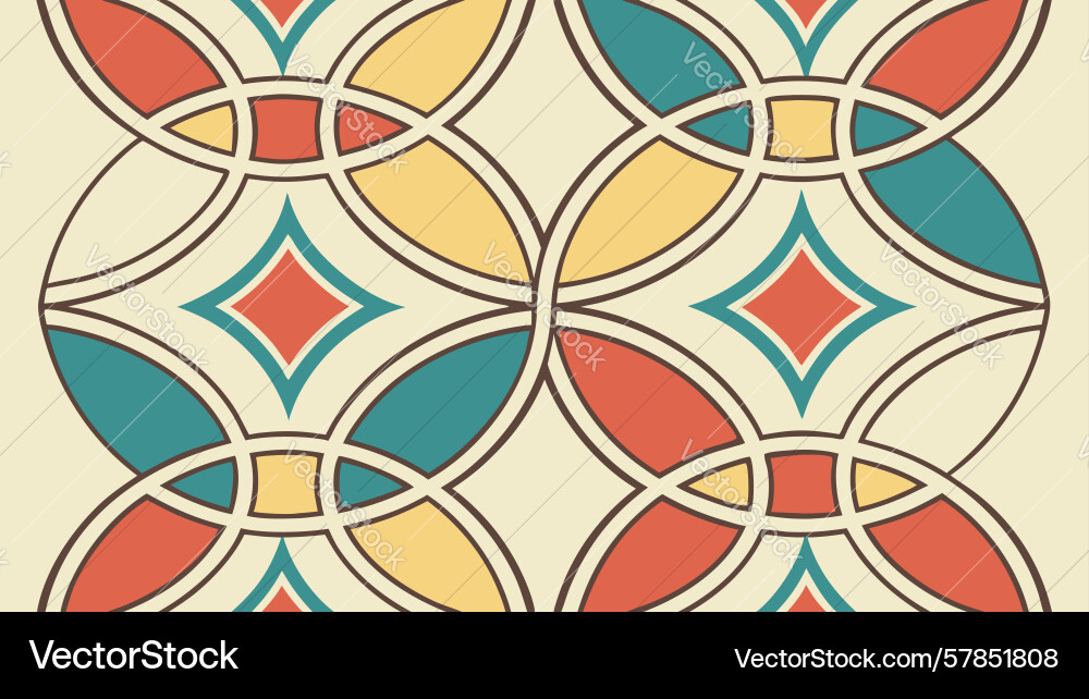 Seamless abstract geometric pattern design Vector Image