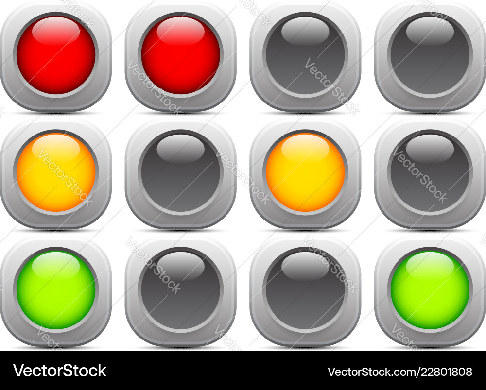 Traffic light signal semaphore or control lights Traffic light signal semaphore or control lights vector image