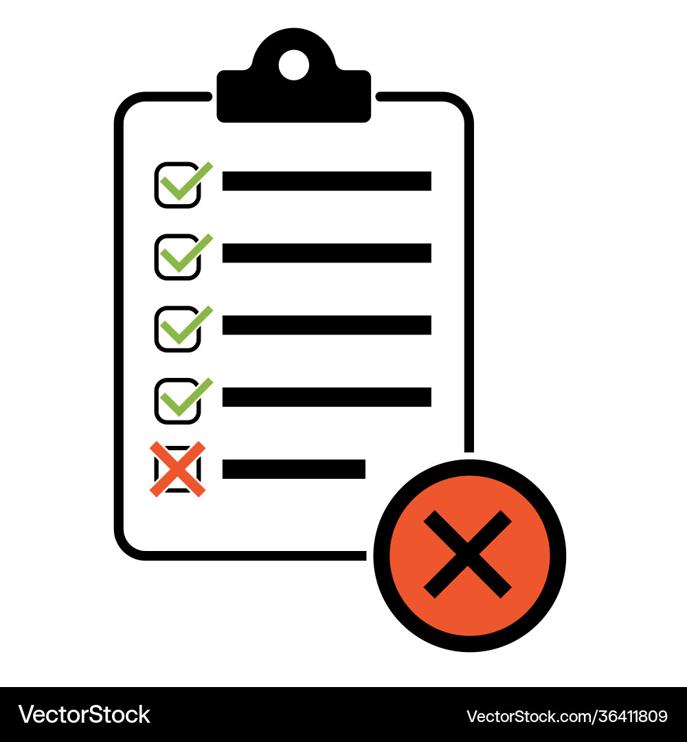 Check list checklist flat web icon isolated Check list checklist flat web icon isolated Vector Image