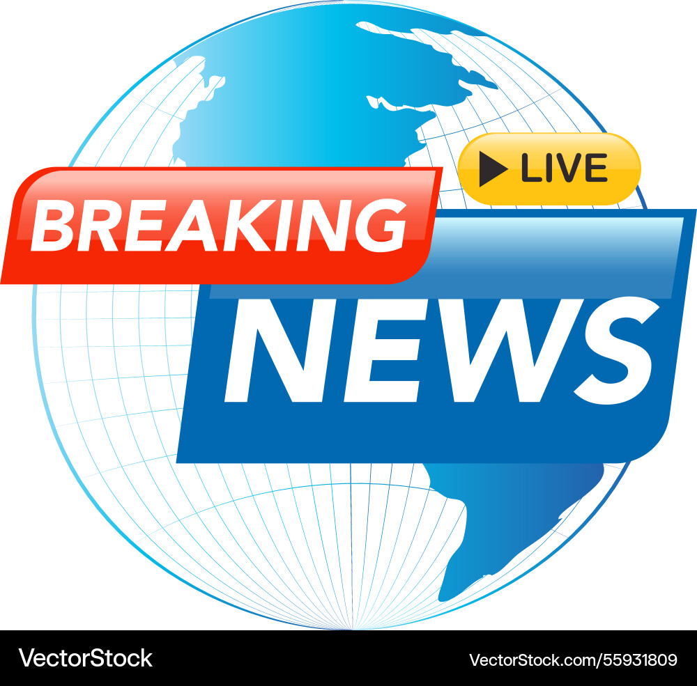 Dynamic featuring a globe and bold text for live Dynamic featuring a globe and bold text for live vector image