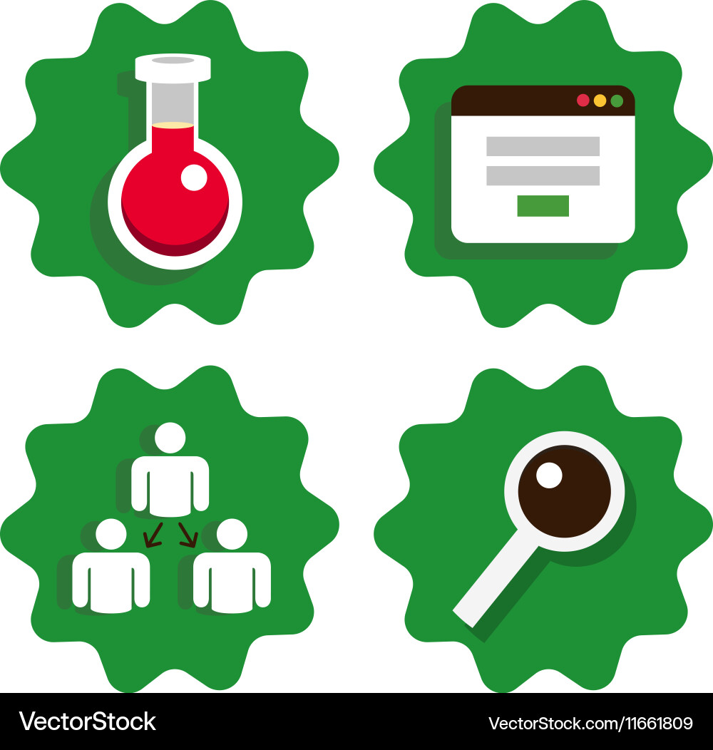 Flat icon for web design vector image