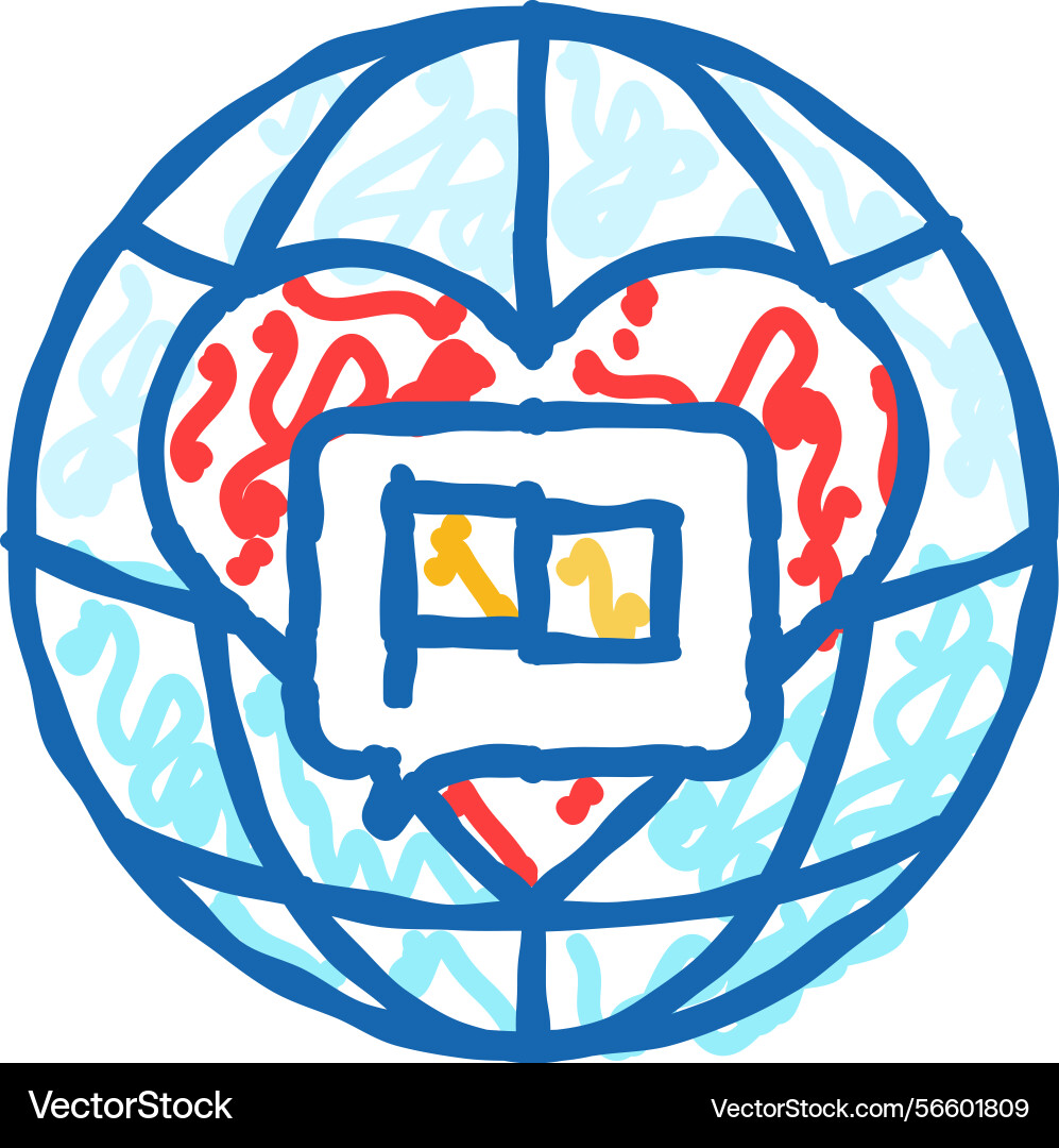 Preventing exploitation environment in war icon Vector Image