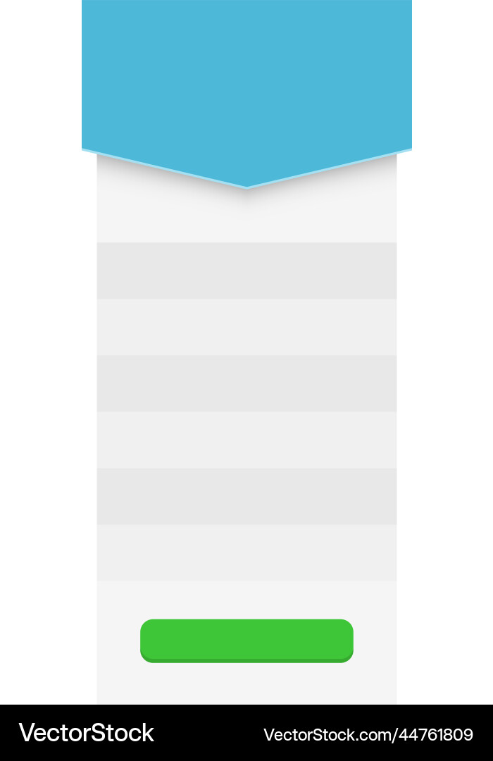 Pricing Plan Tab Template vector image