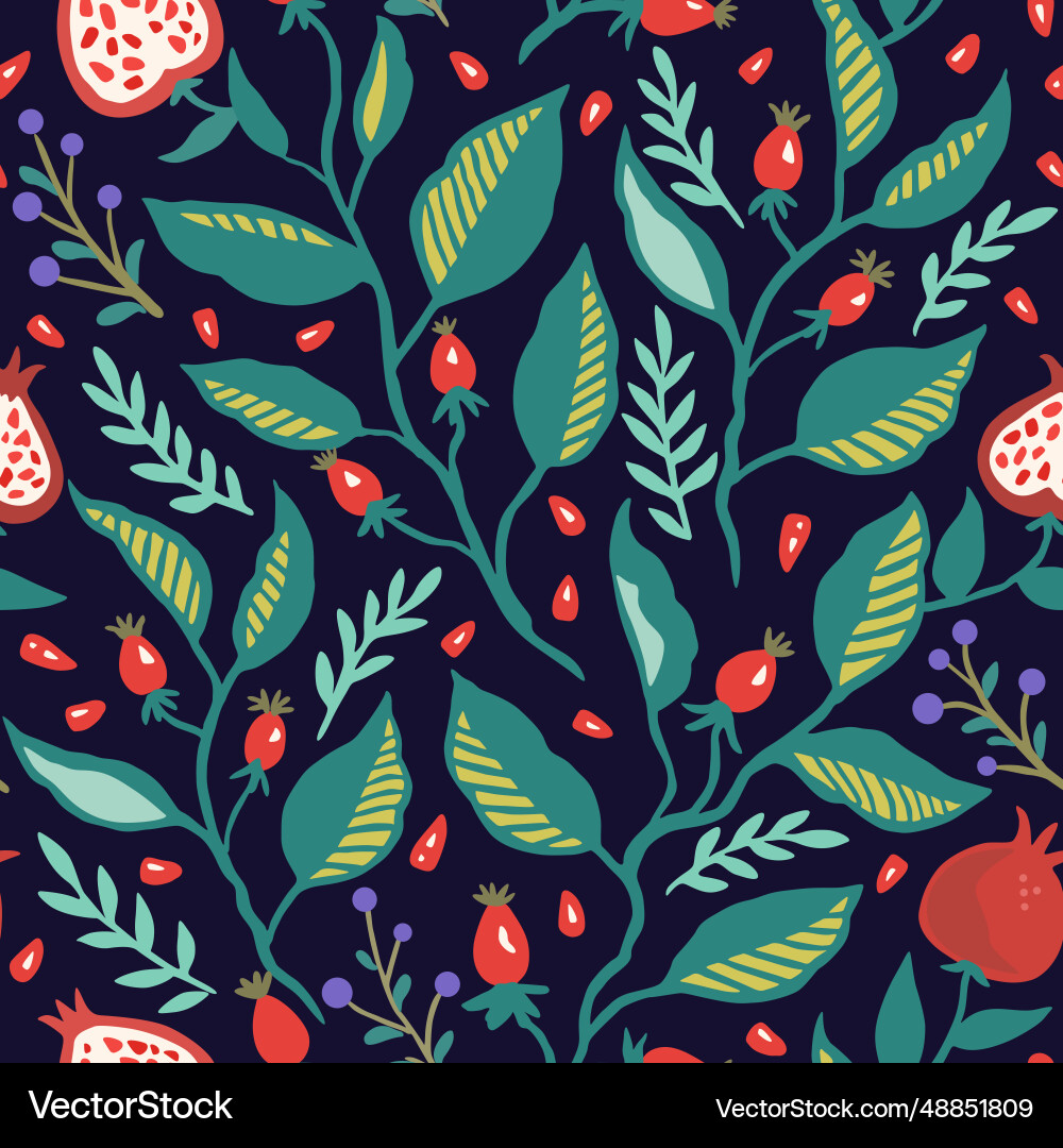 Seamless pattern with dynamic stylizes branches Seamless pattern with dynamic stylizes branches vector image