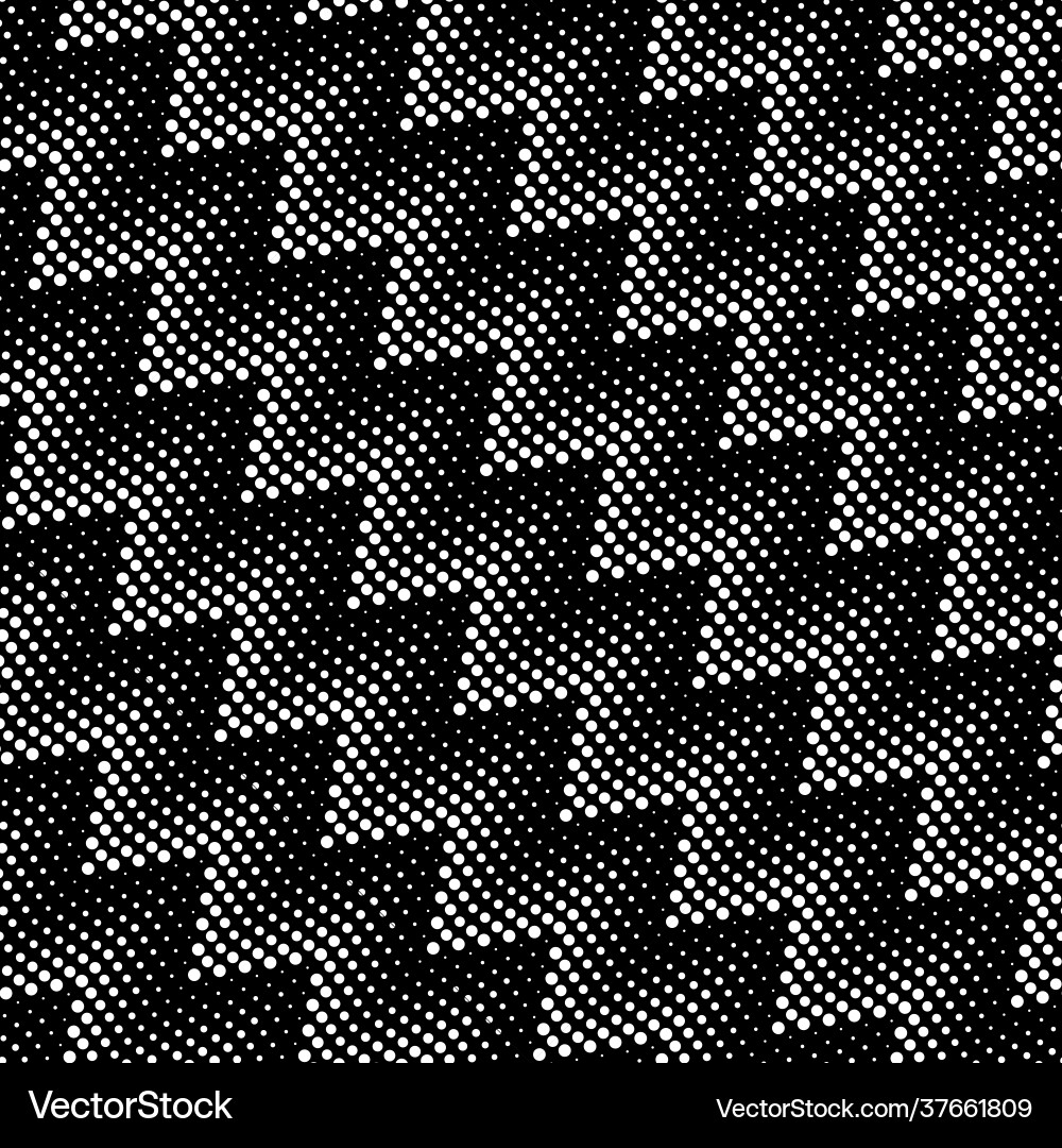 Seamless pattern with zigzags from dots vector image