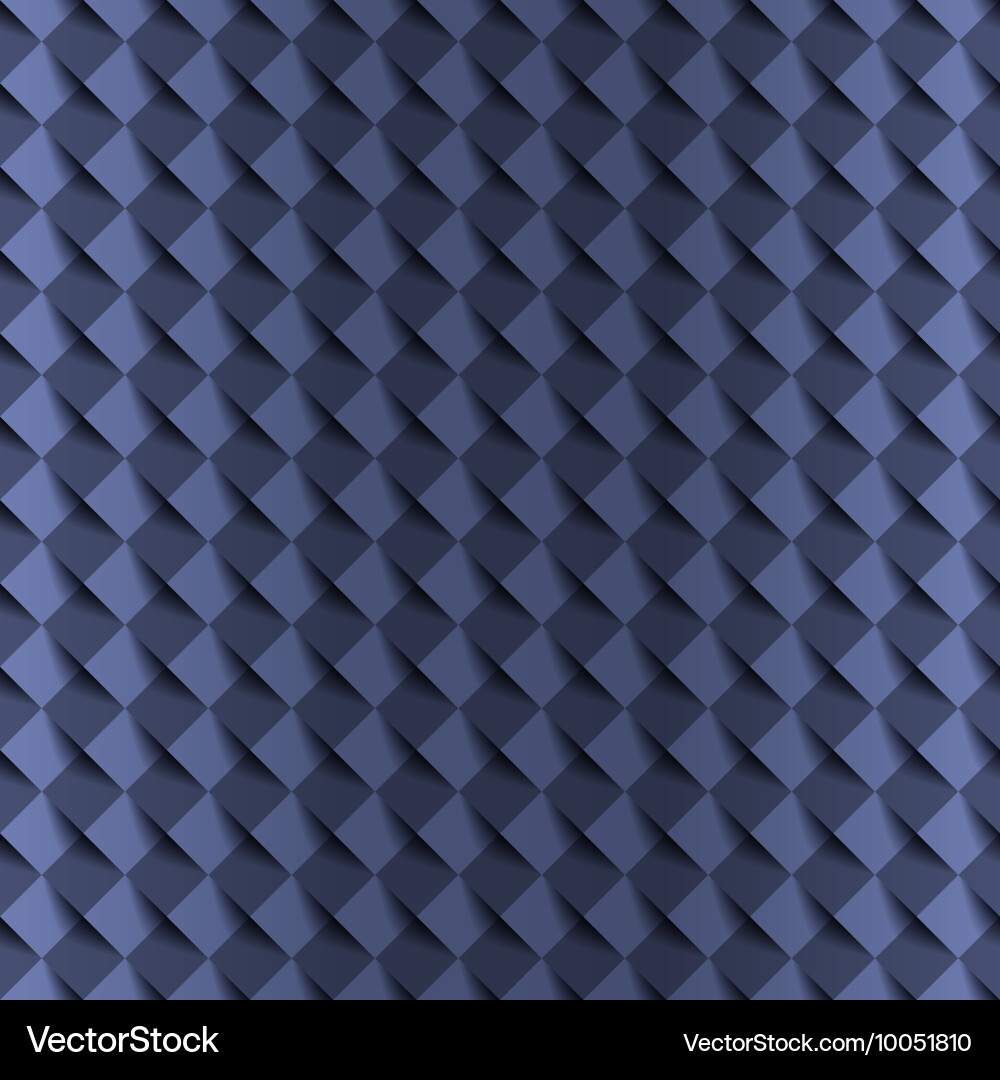 Blue square with shadow abstract background Vector Image
