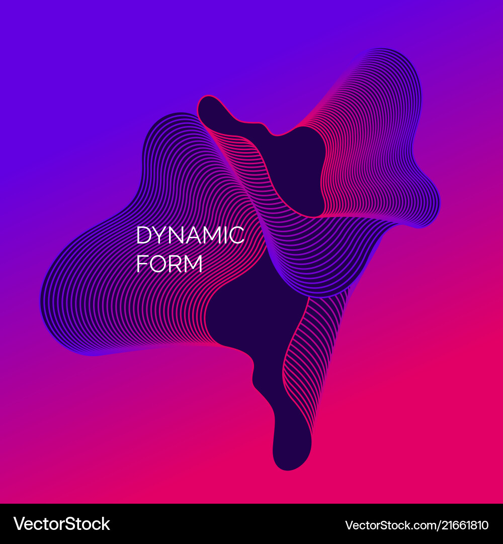 Bright abstract background with a dynamic waves Bright abstract background with a dynamic waves vector image