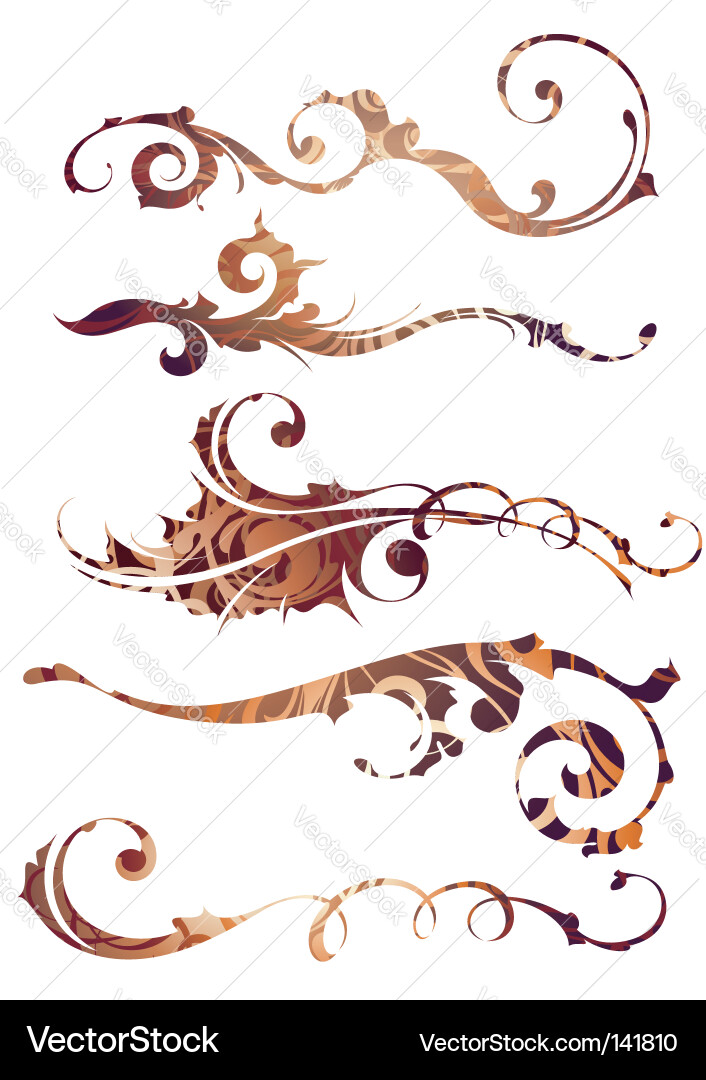Design elements vector image