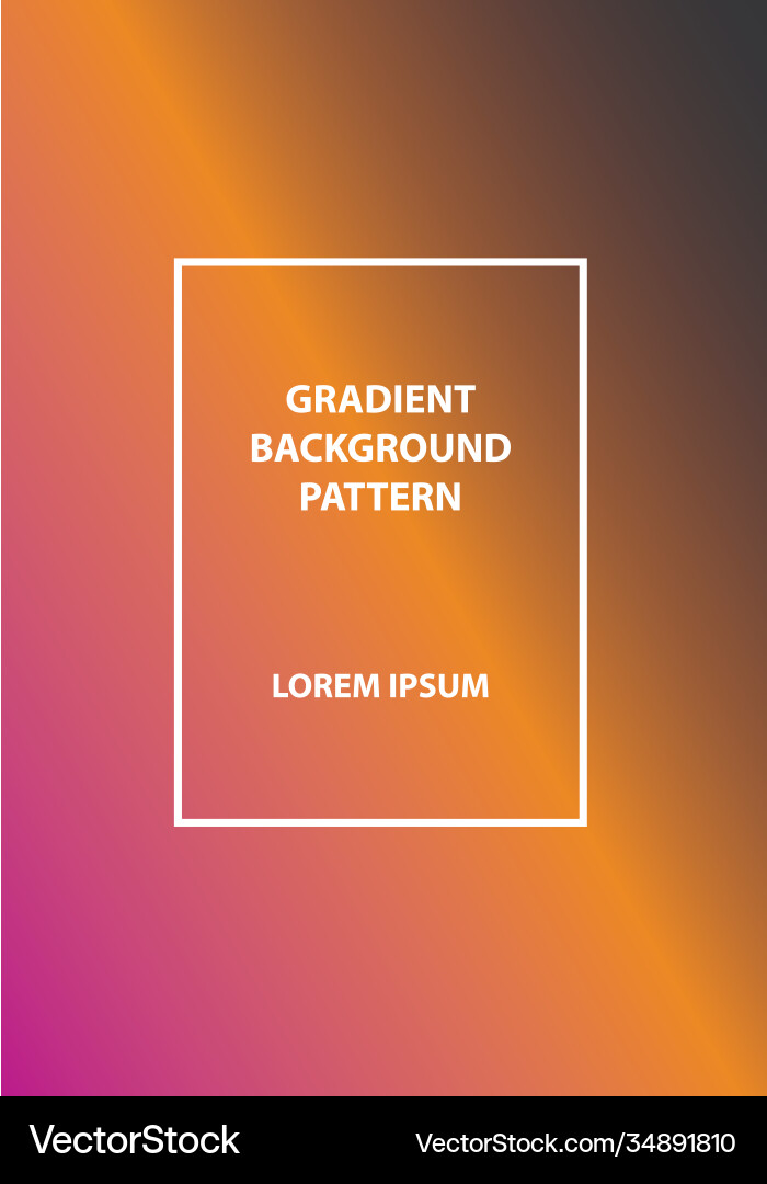 Gradient background modern with colorful style vector image